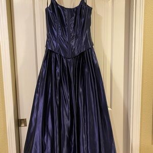 Gunne Sax by Jessica McClintock Midnight Purple Formal Dress